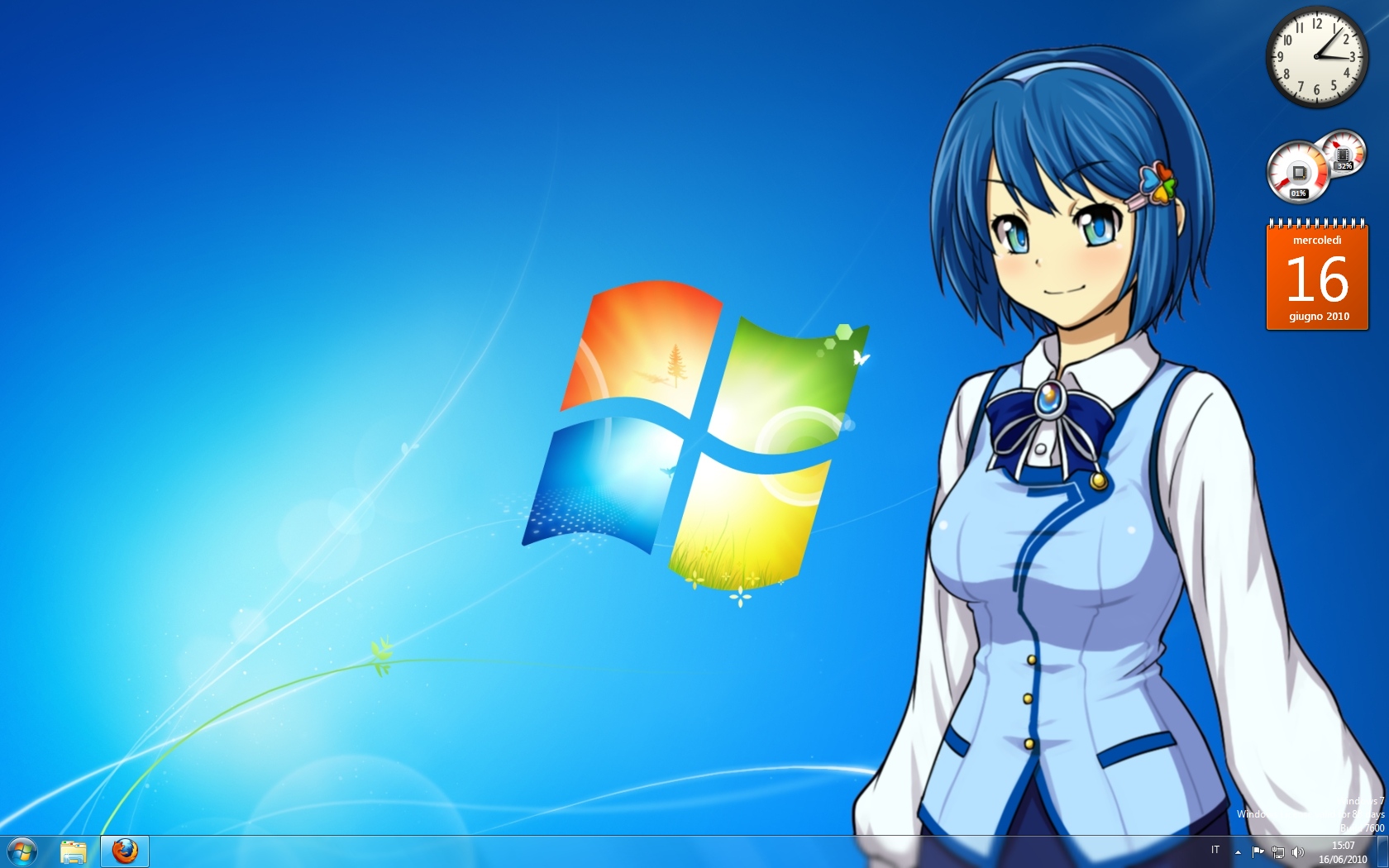 Win7 anche per me! Ma versione di valutazione only ;_;<br /><br />Nanami Rulez! ^^